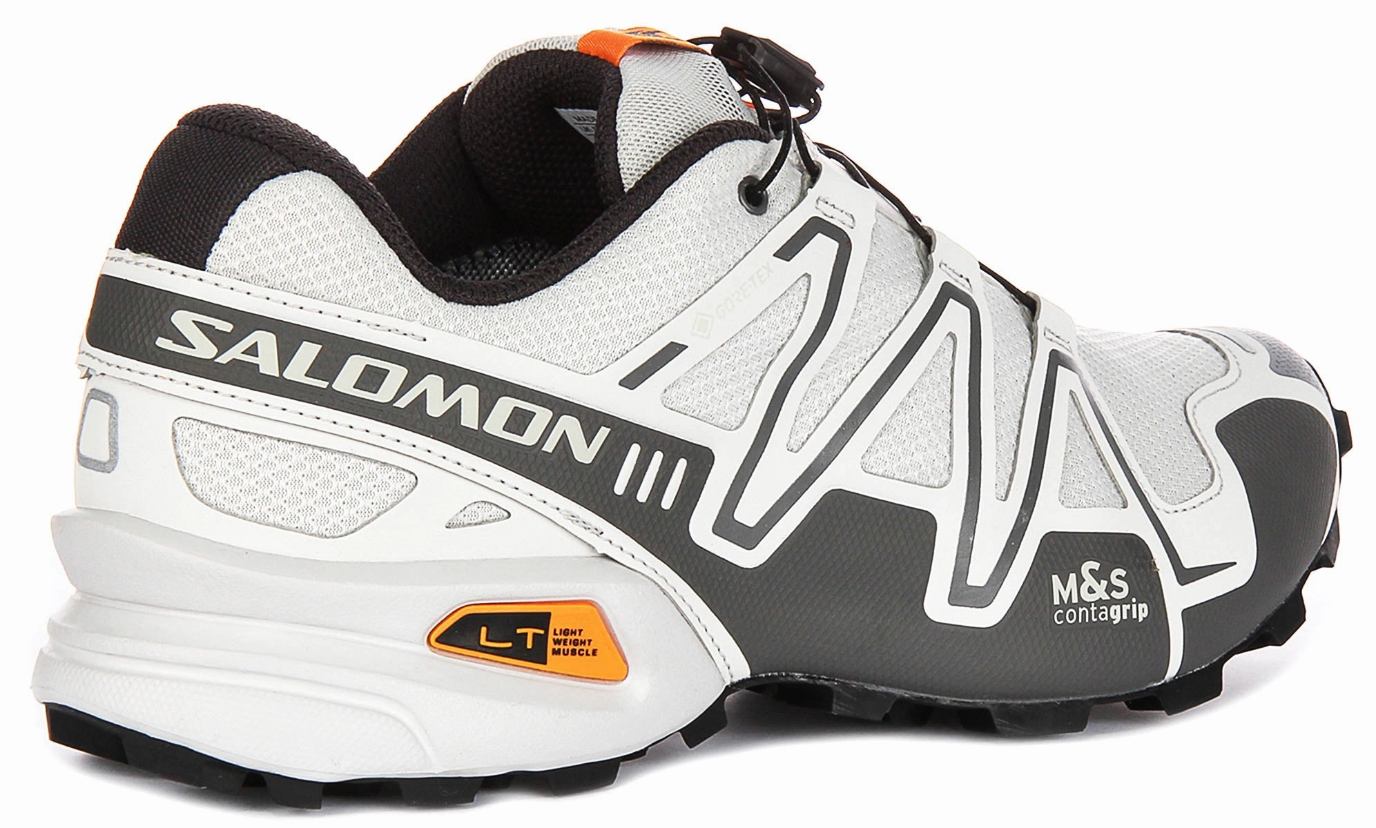 Salomon Speedcross 3 Gortex In White Grey Shoes Salomon
