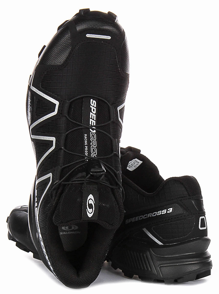 Salomon Speedcross 3 In Black Silver Shoes Salomon