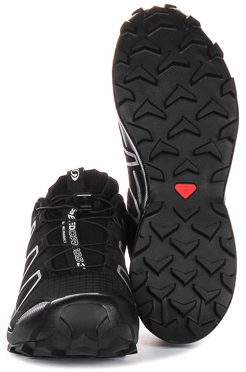 Salomon Speedcross 3 In Black Silver Shoes Salomon