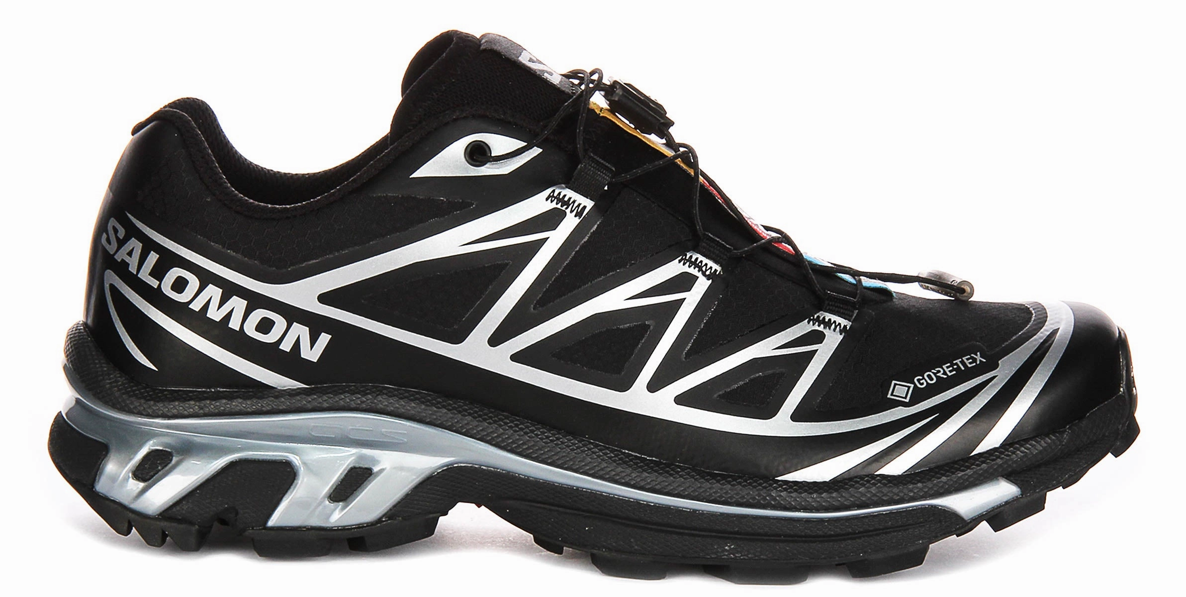 Salomon XT 6 Gortex In Black Silver Shoes Salomon
