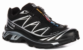 Salomon XT 6 Gortex In Black Silver Shoes Salomon