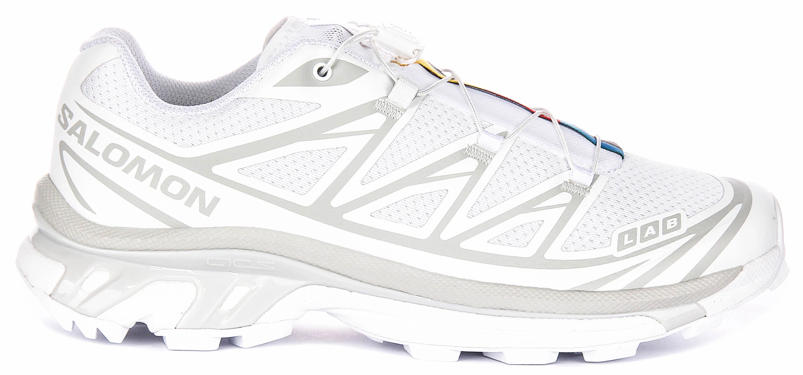 Salomon XT 6 In White Grey Shoes Salomon