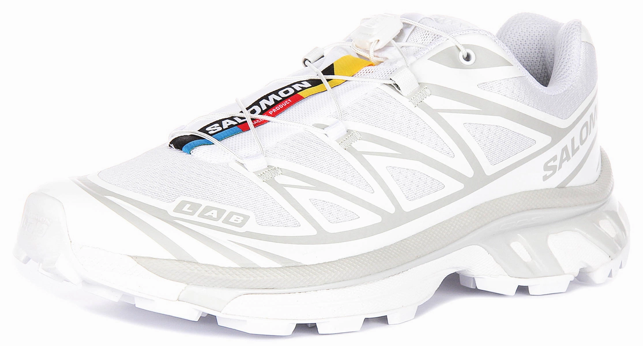 Salomon XT 6 In White Grey Shoes Salomon