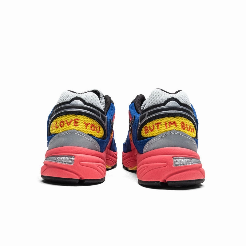Saucony Grid Jazz 9 Jae Tips I Love You But Im Busy Blue/Orange/Yellow/Pink S70864-3
