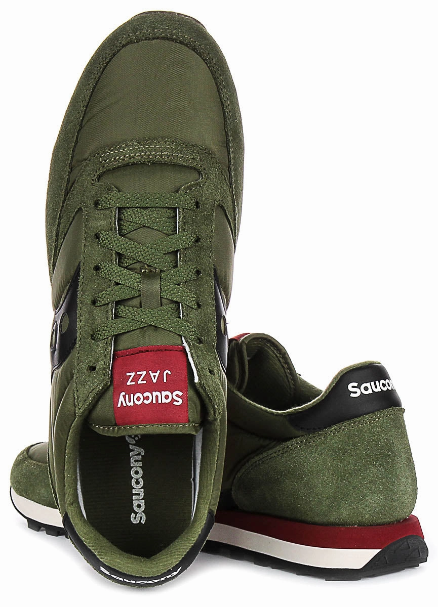 Saucony Jazz Original In Green For Men Shoes Saucony