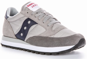 Saucony Jazz Original In Grey Blue For Men Shoes Saucony