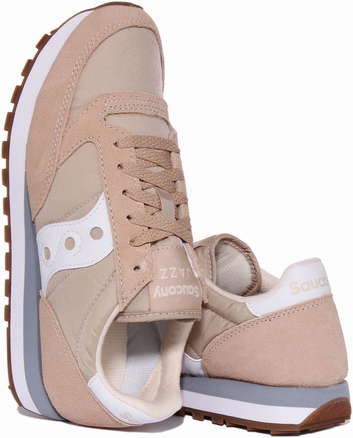 Saucony Jazz Original In White Beige For Men Shoes Saucony