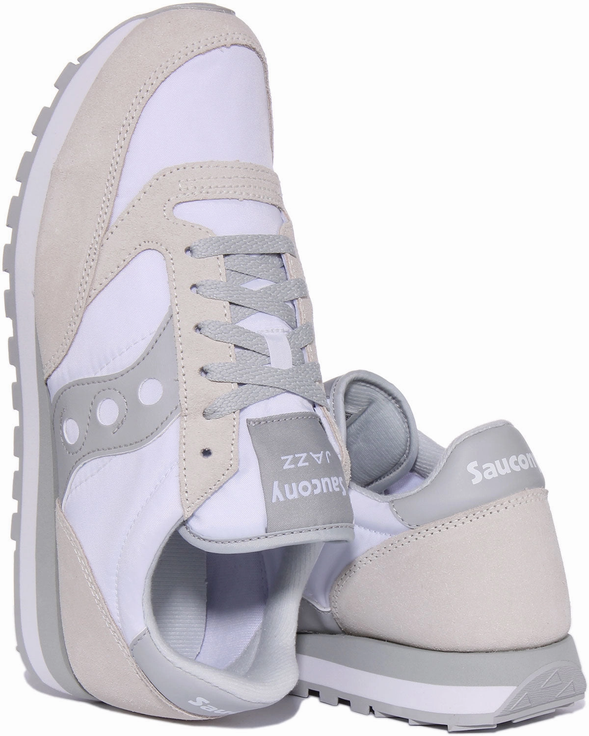 Saucony Jazz Original In White Grey For Men Shoes Saucony