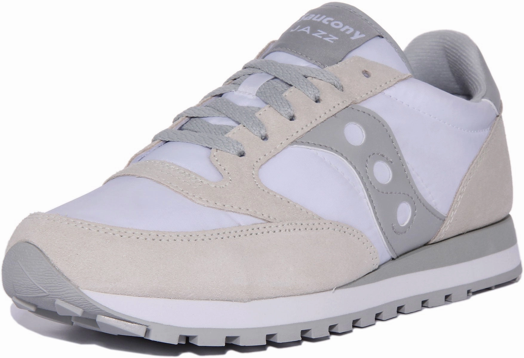 Saucony Jazz Original In White Grey For Men Shoes Saucony