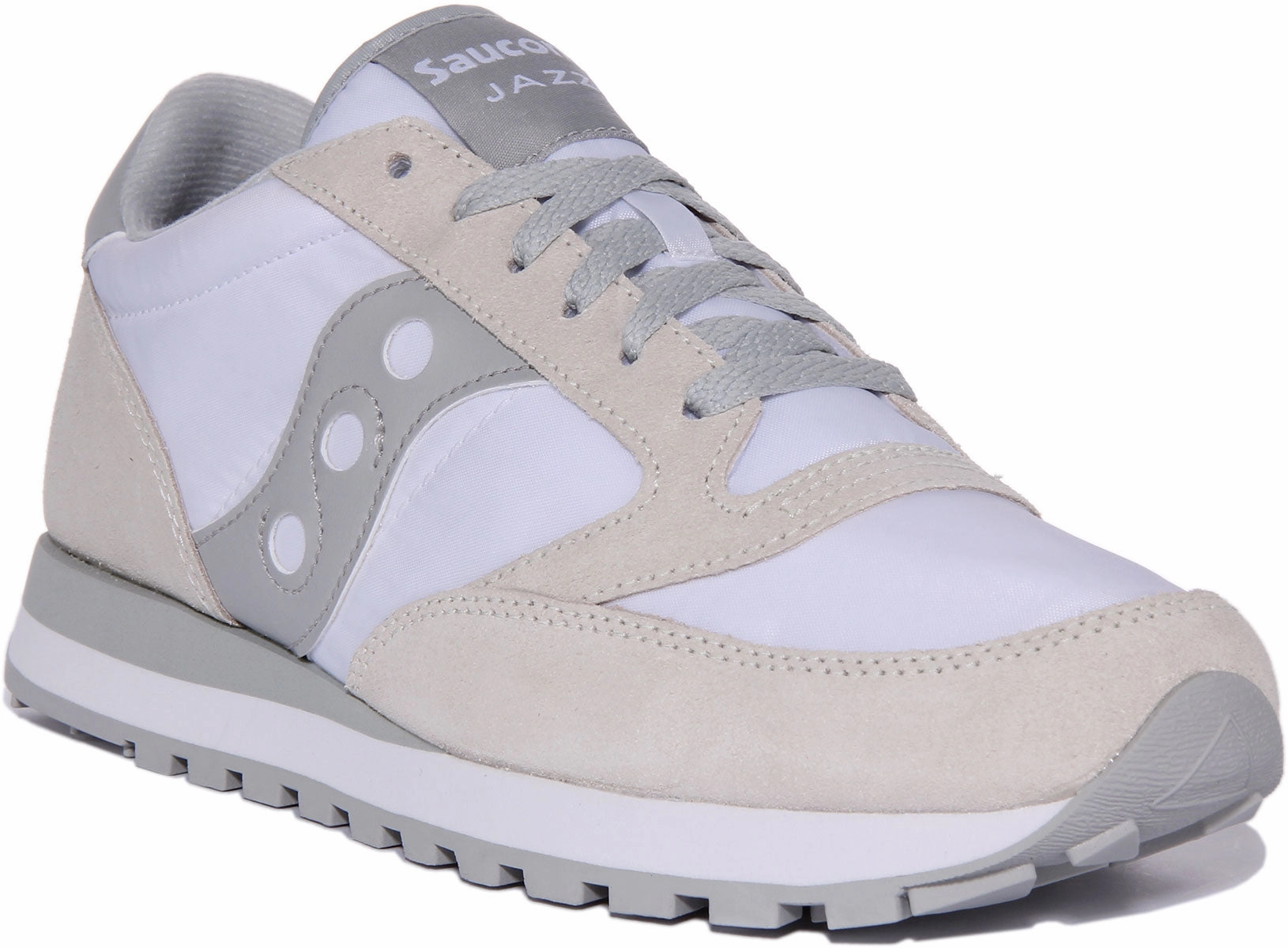 Saucony Jazz Original In White Grey For Men Shoes Saucony