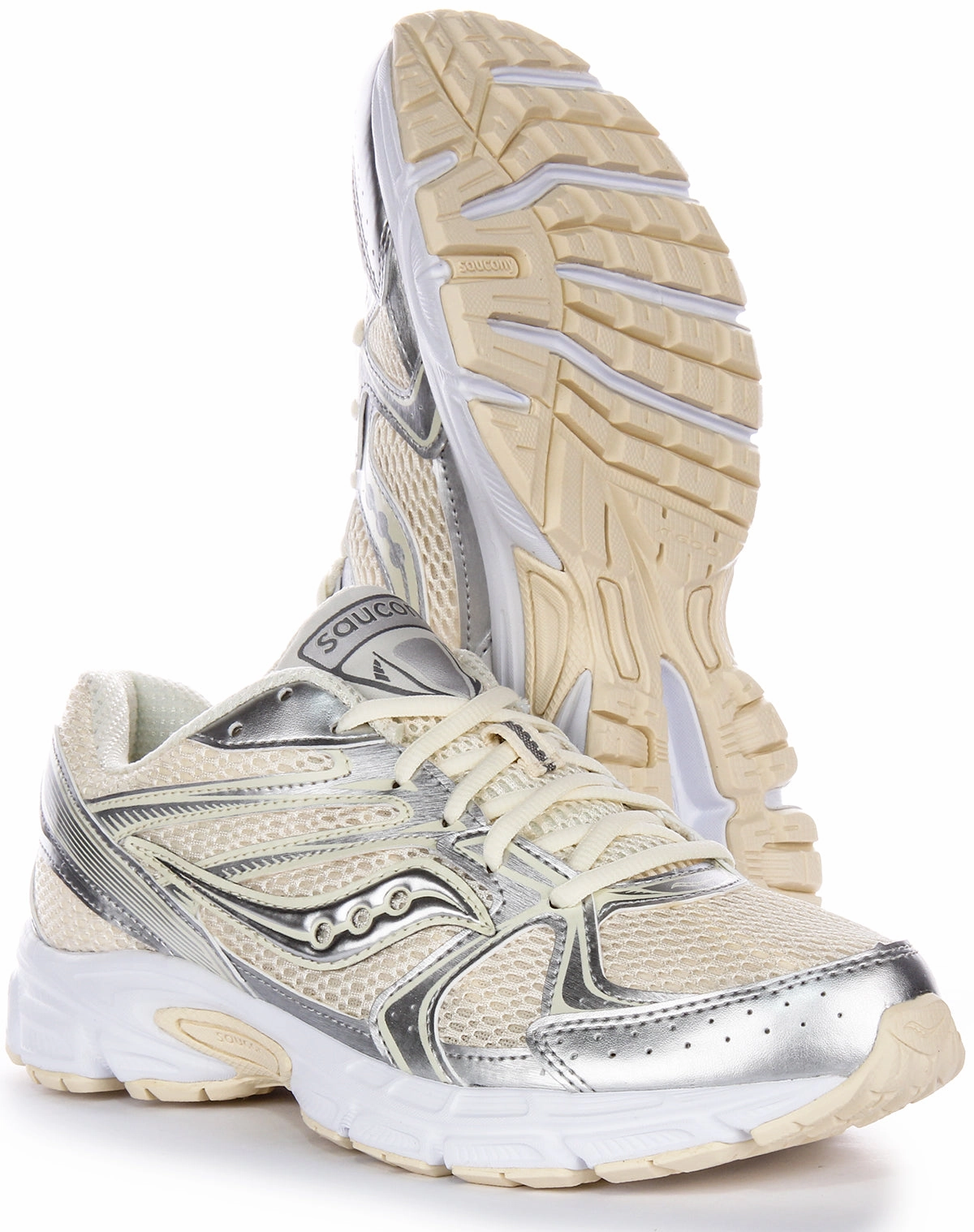Saucony Ride Millennium In Cream For Women Shoes Saucony
