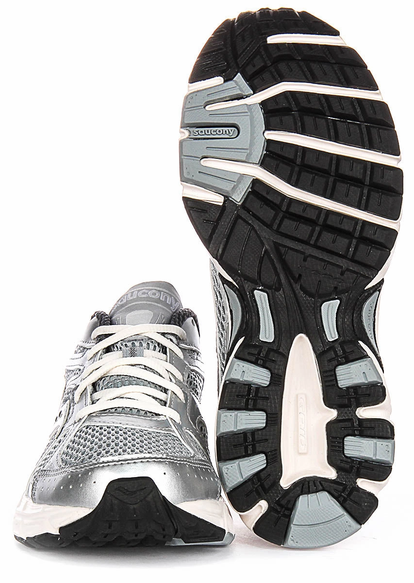 Saucony Ride Millennium In Silver white For Women Shoes Saucony
