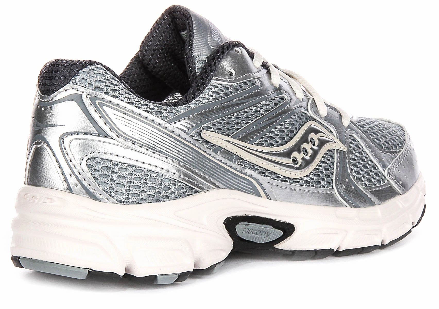 Saucony Ride Millennium In Silver white For Women Shoes Saucony