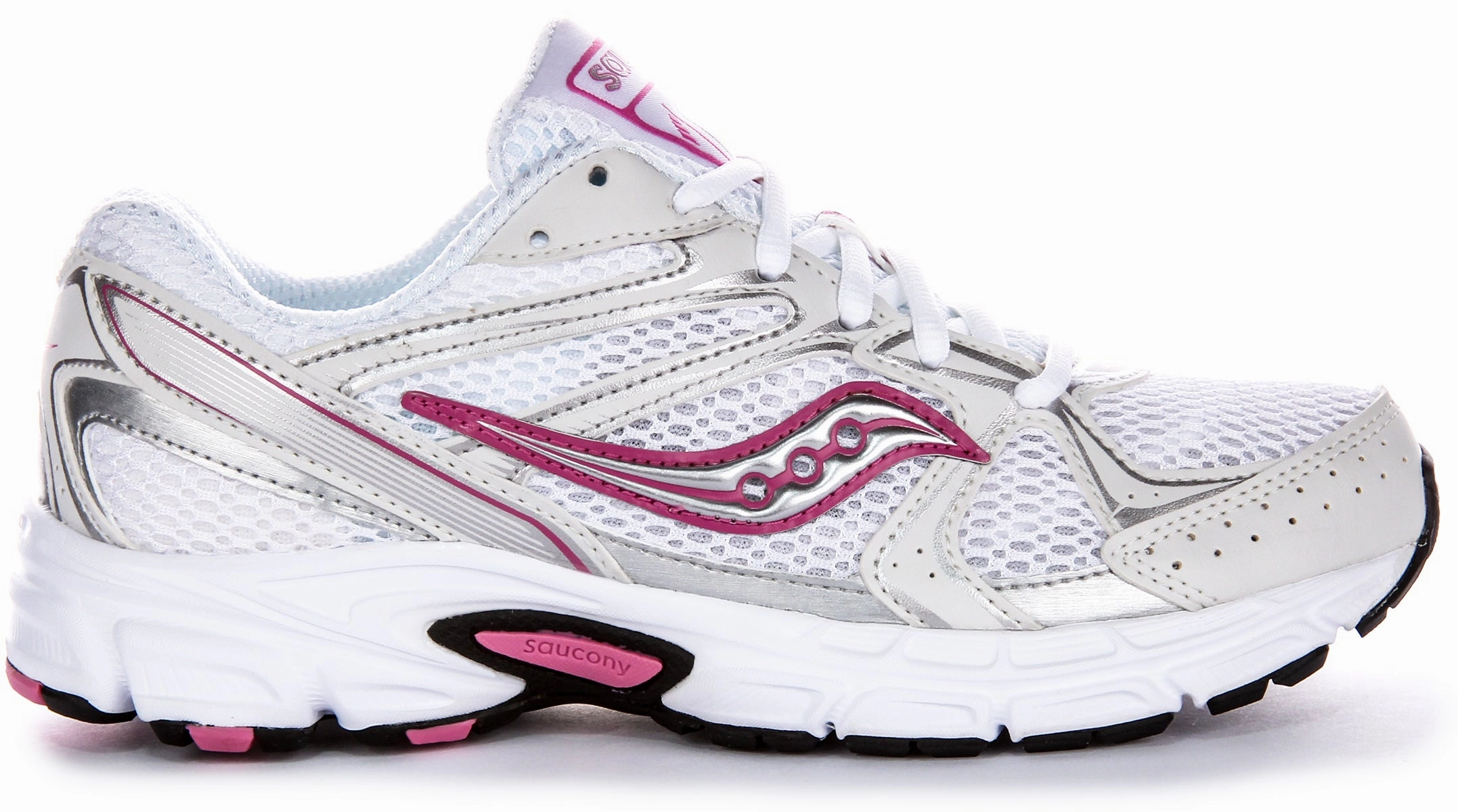 Saucony Ride Millennium In White Pink For Women Shoes Saucony