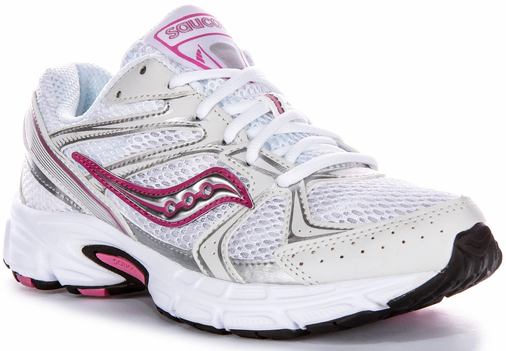 Saucony Ride Millennium In White Pink For Women Shoes Saucony