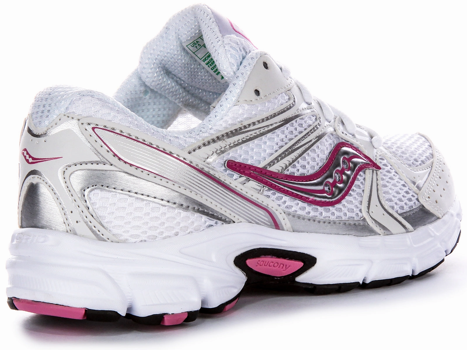 Saucony Ride Millennium In White Pink For Women Shoes Saucony