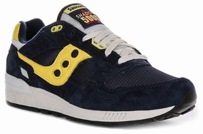 Saucony Shadow 5000 In Navy Yellow For Men Shoes Saucony