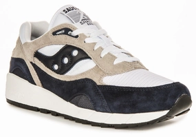 Saucony Shadow 6000 In White Navy Shoes Saucony