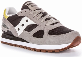 Saucony Shadow Original In Black Grey For Men Shoes Saucony