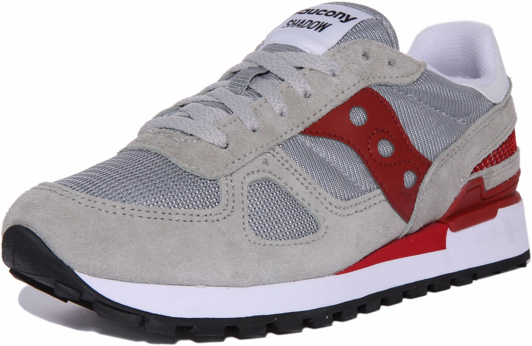 Saucony Shadow Original In Grey Red For Men Shoes Saucony