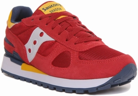 Saucony Shadow Original Vintage In Red For Men Shoes Saucony