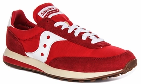 Saucony Trainer 80 In Red White Shoes Saucony