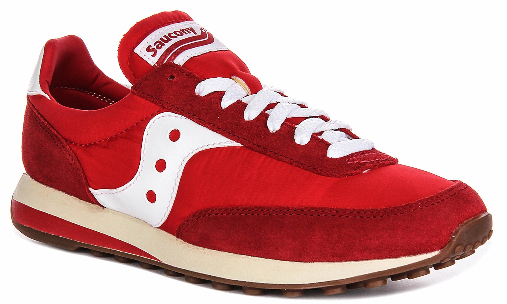Saucony Trainer 80 In Red White Shoes Saucony