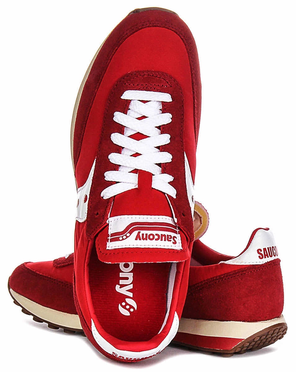Saucony Trainer 80 In Red White Shoes Saucony