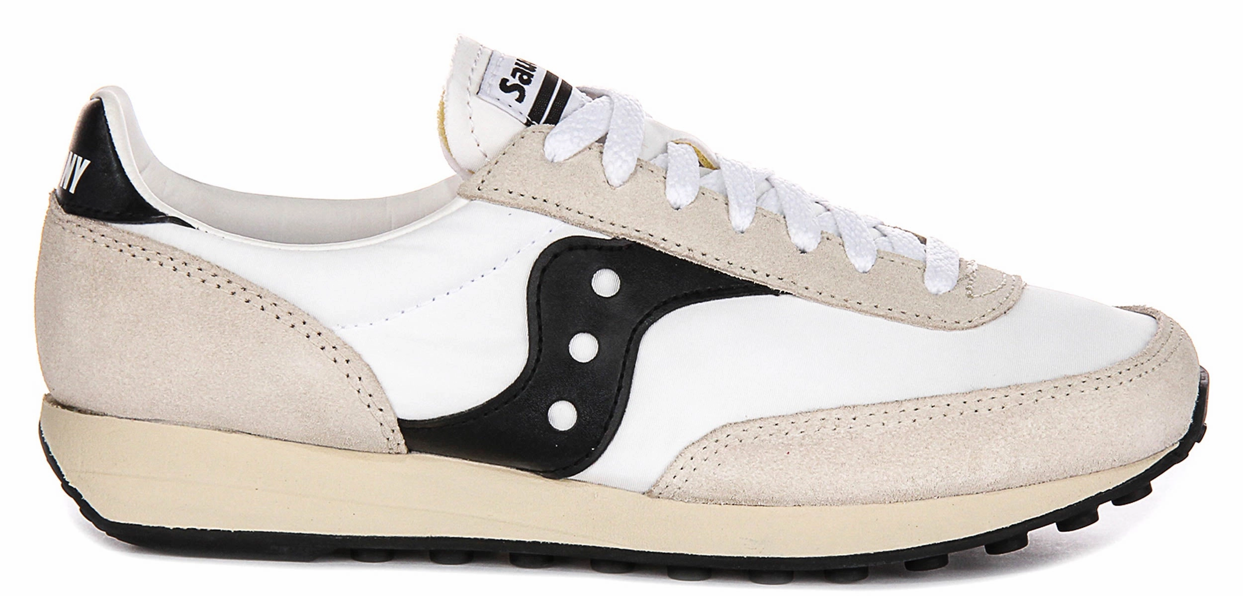 Saucony Trainer 80 In White Black Shoes Saucony
