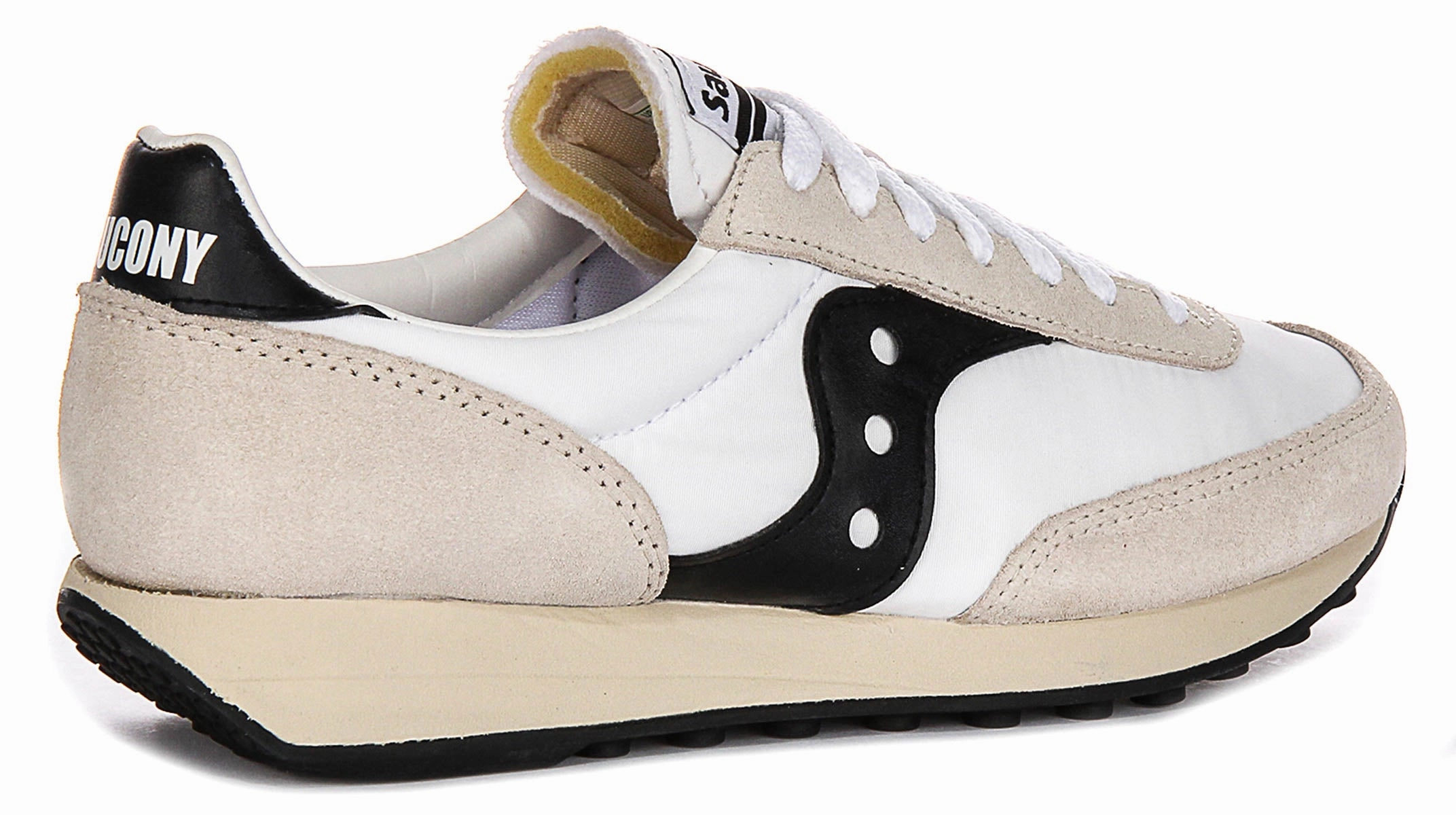 Saucony Trainer 80 In White Black Shoes Saucony