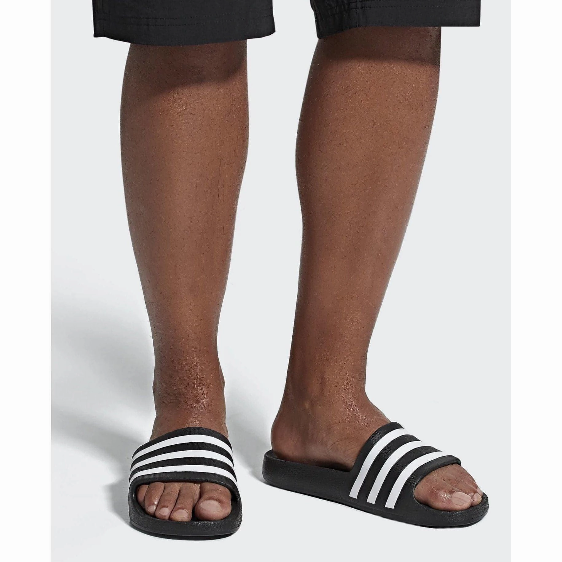 Shoes Adidas footwear Men adidas Adilette Aqua Sliders - Black