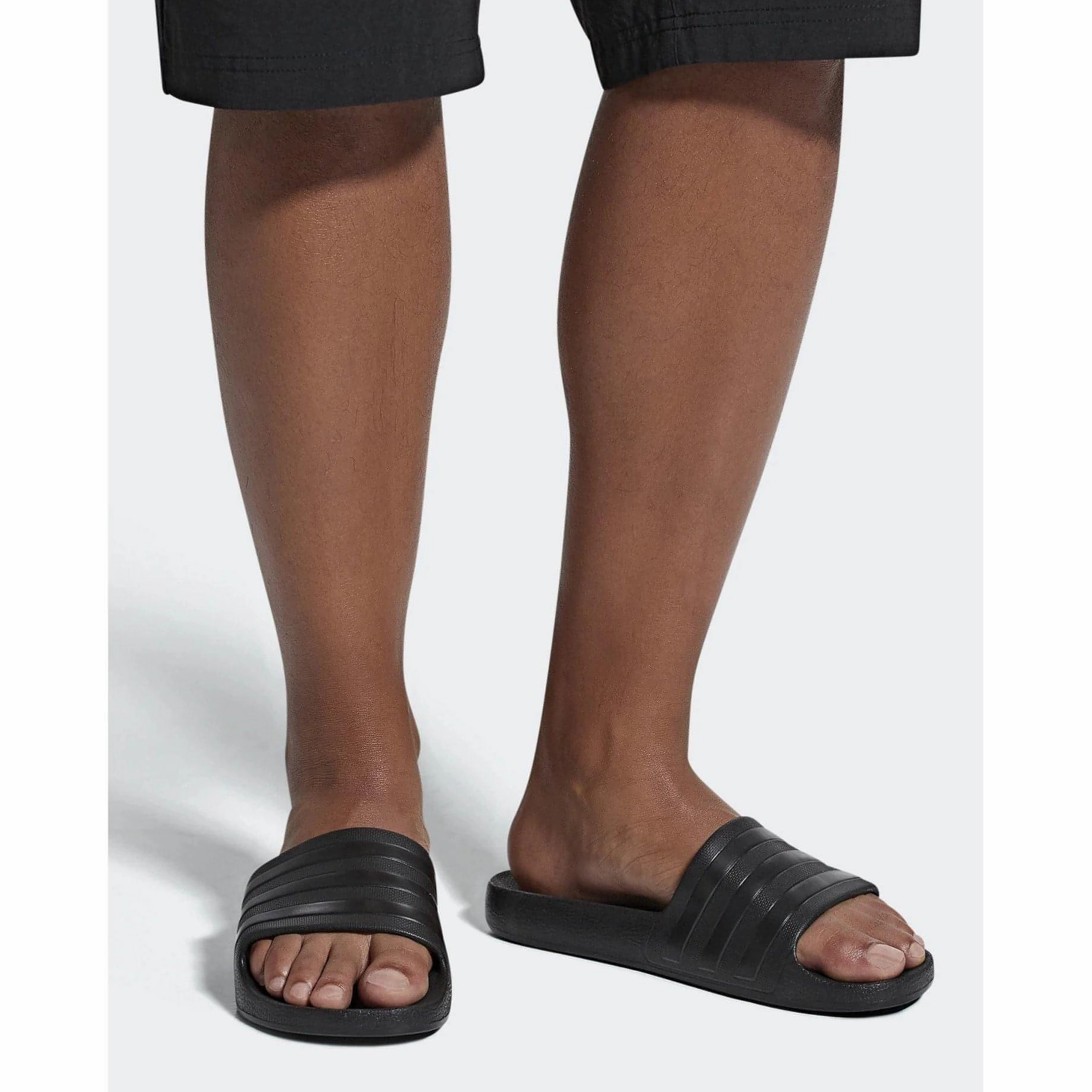 Shoes Adidas footwear Men adidas Adilette Aqua Sliders - Black