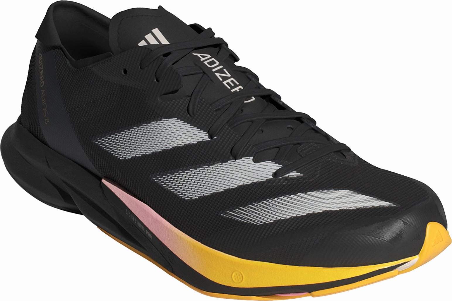 Shoes Adidas footwear Men adidas Adizero Adios 8 Mens Running Shoes - Black