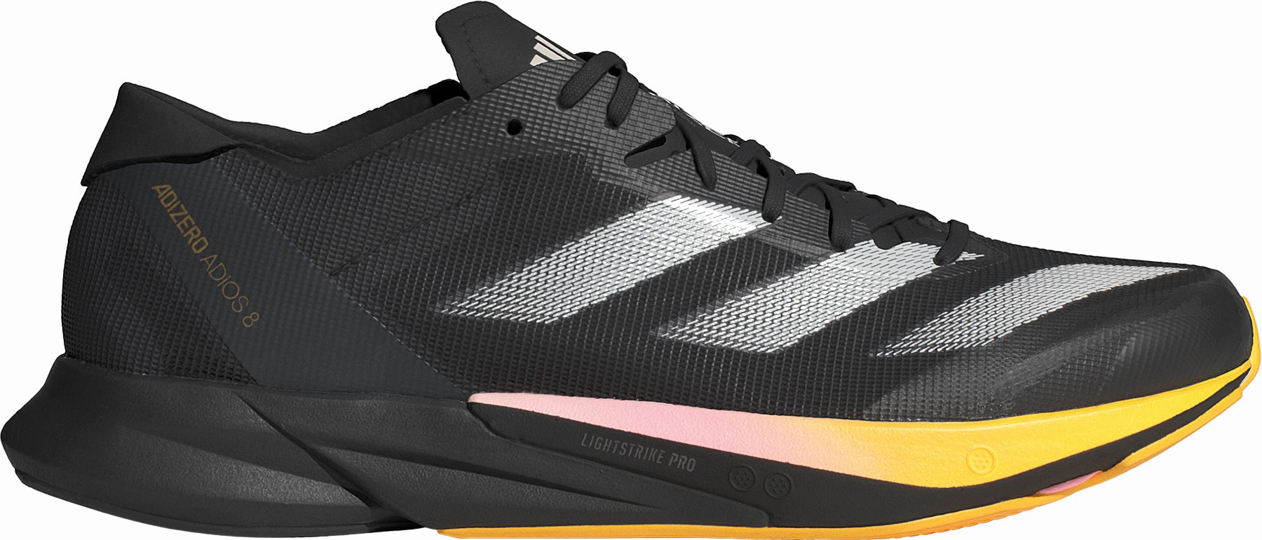 Shoes Adidas footwear Men adidas Adizero Adios 8 Mens Running Shoes - Black
