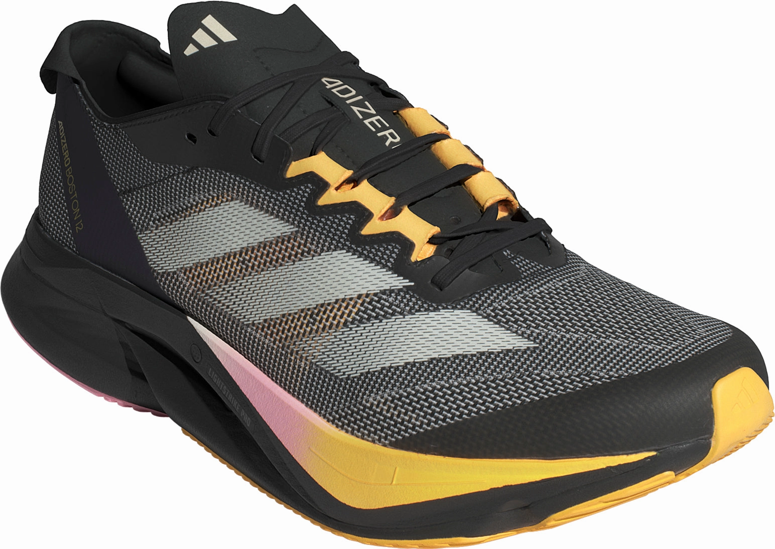 Shoes Adidas footwear Men adidas Adizero Boston 12 Mens Running Shoes - Black