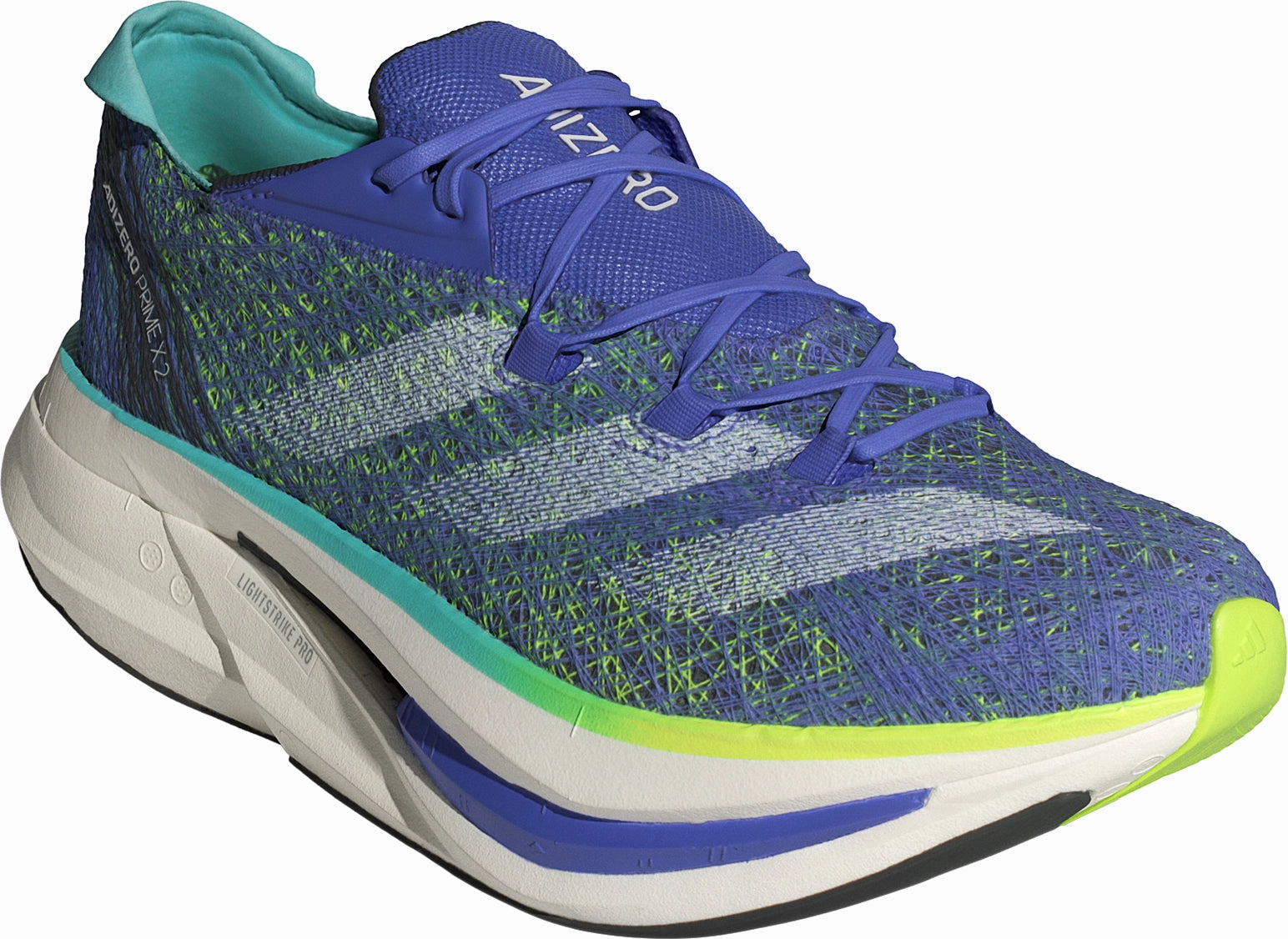 Shoes Adidas footwear Men adidas Adizero Prime X 2.0 Strung Running Shoes - Blue