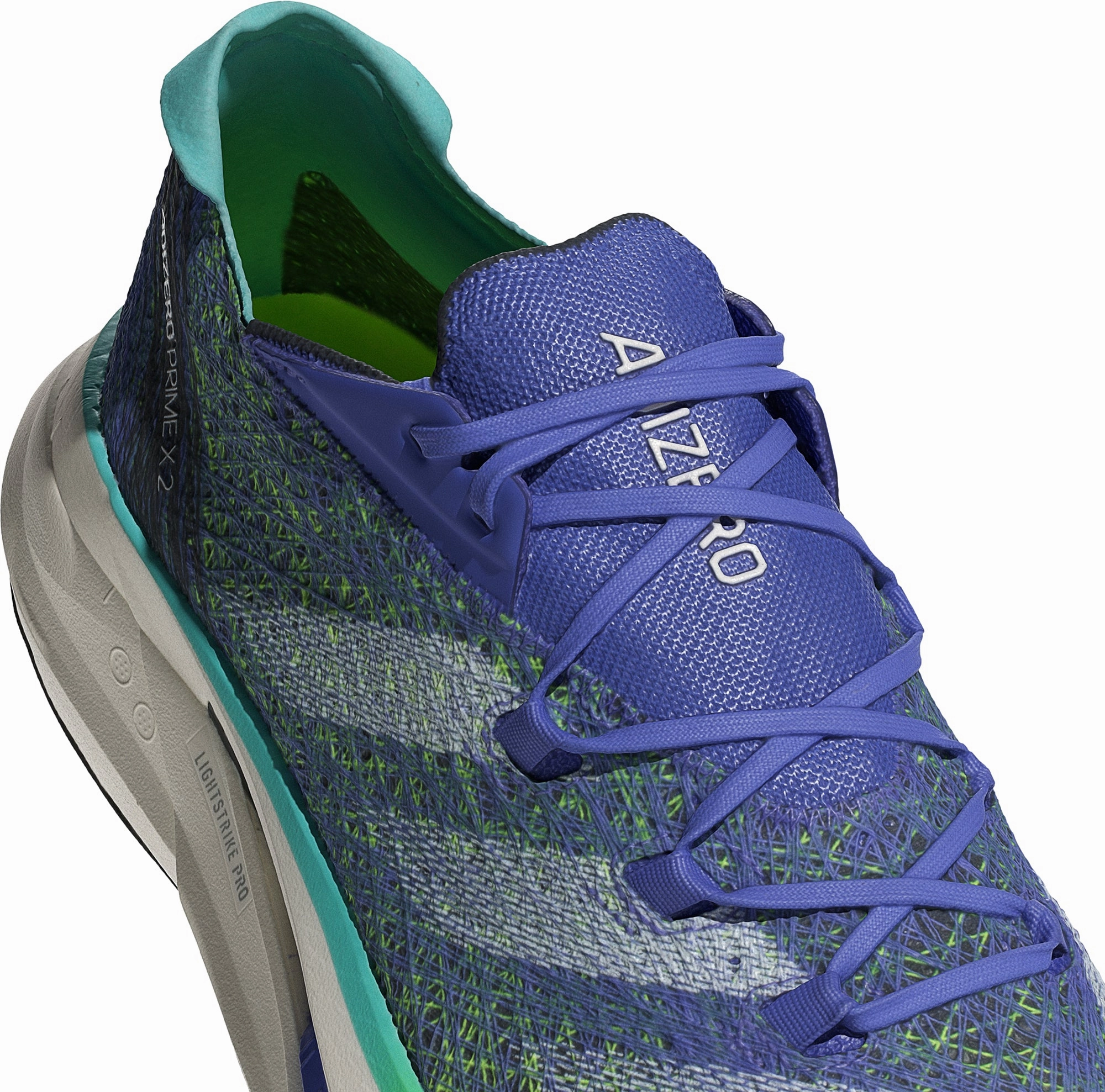 Shoes Adidas footwear Men adidas Adizero Prime X 2.0 Strung Running Shoes - Blue