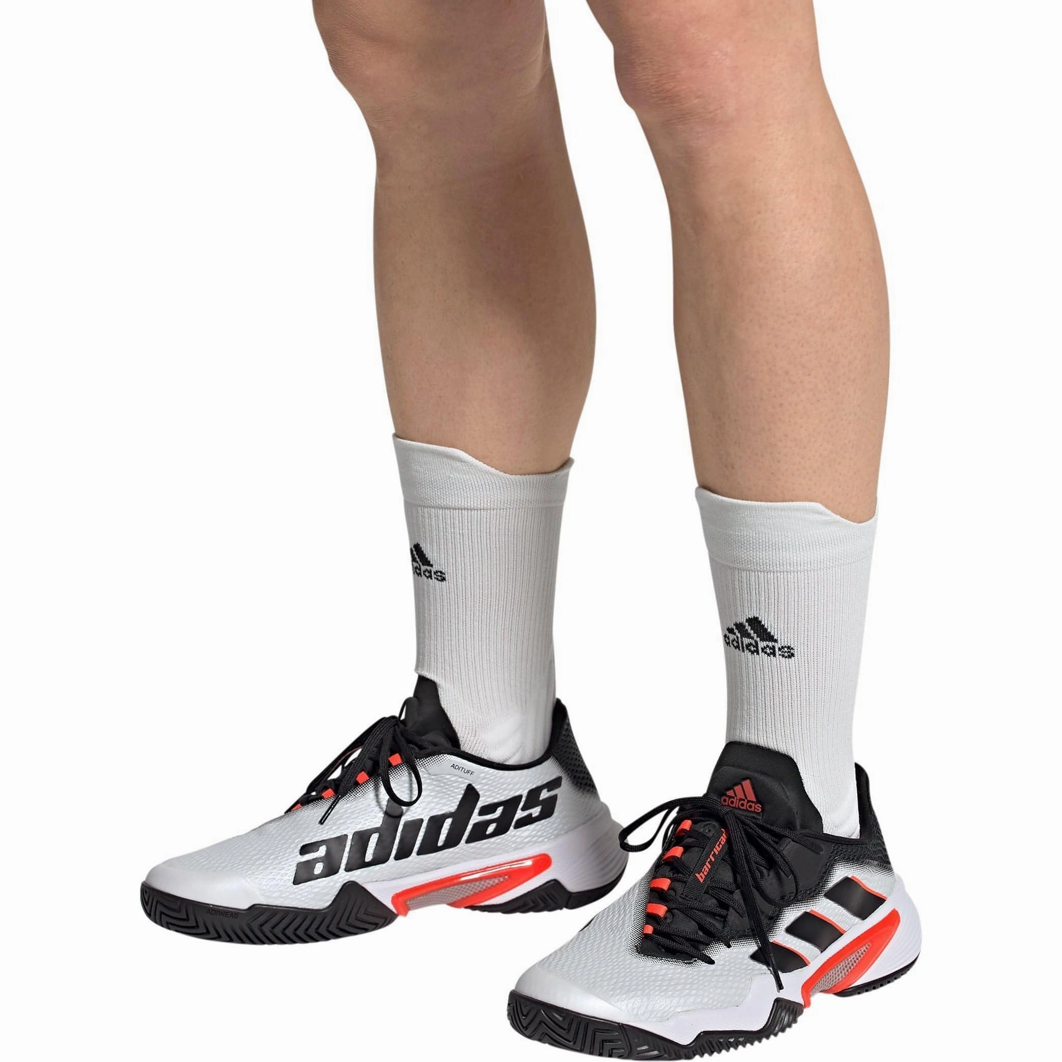 Shoes Adidas footwear Men adidas Barricade Mens Tennis Shoes - White