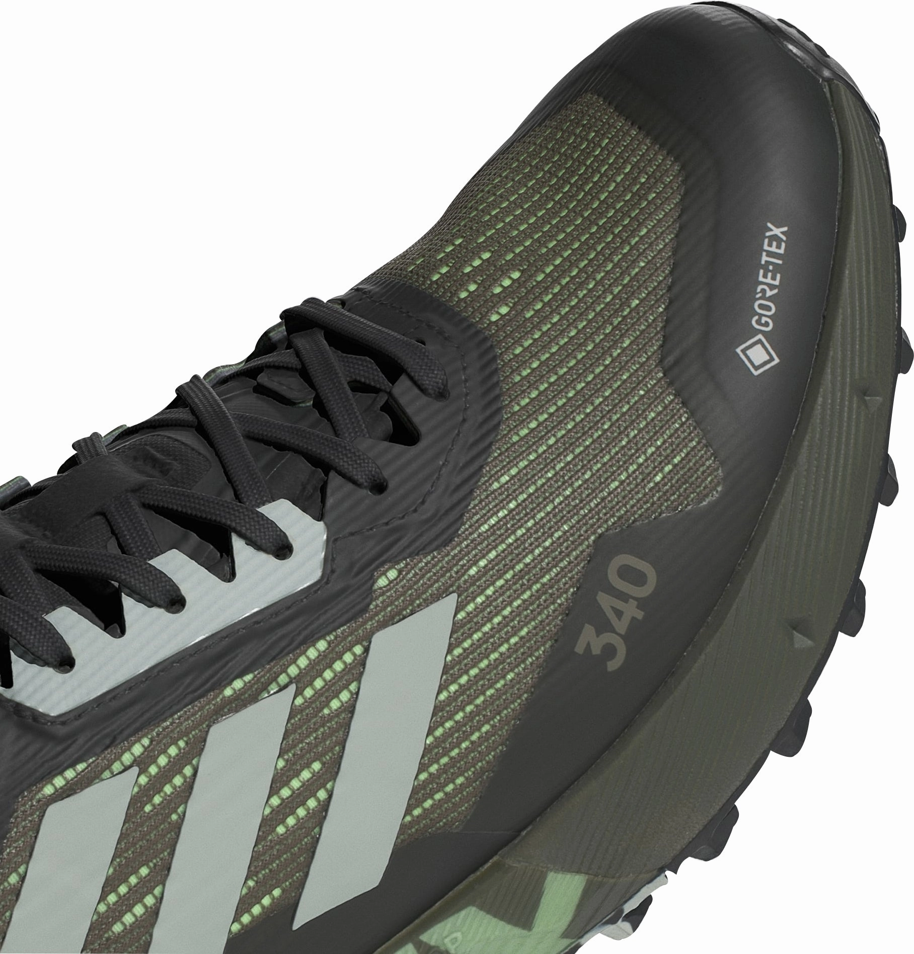 Shoes Adidas footwear Men adidas Terrex Agravic Flow 2 GORE-TEX Mens Trail Running Shoes - Green