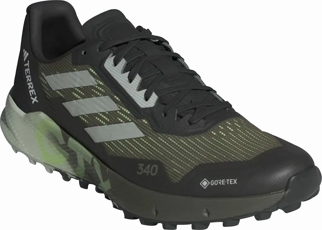 Shoes Adidas footwear Men adidas Terrex Agravic Flow 2 GORE-TEX Mens Trail Running Shoes - Green