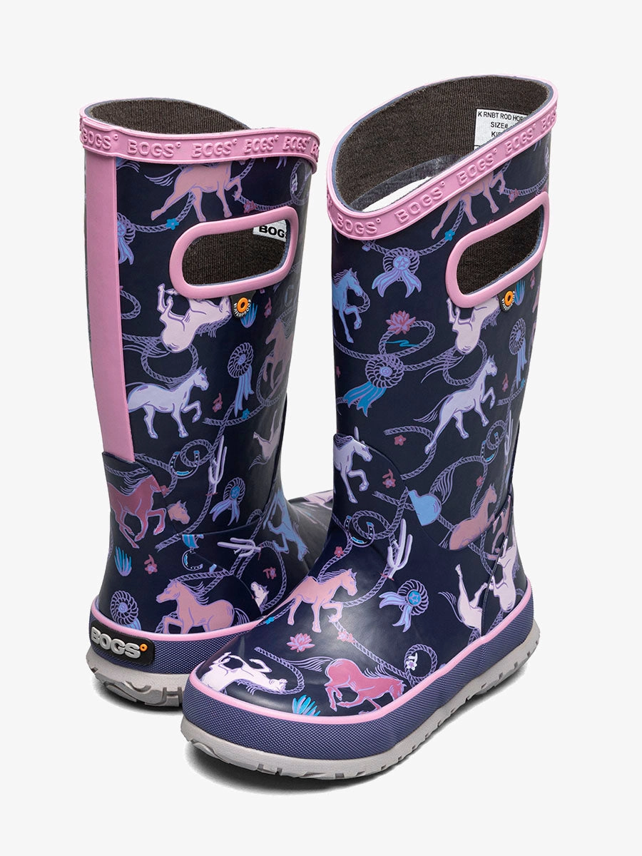 Shoes Bogs Kids' Rainboot Rodeo Horses