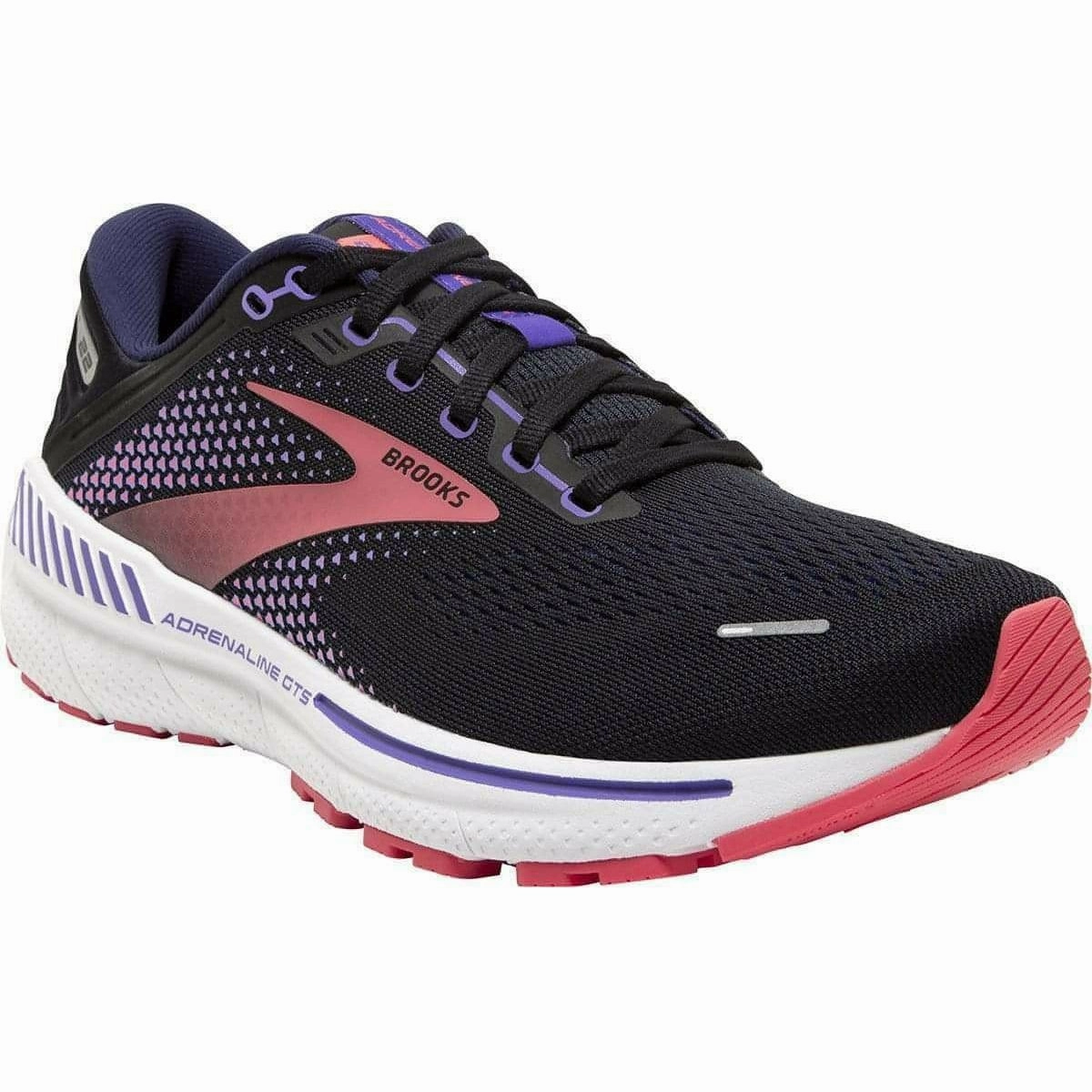 Shoes Brooks Brooks Adrenaline GTS 22 WIDE FIT Womens Running Shoes - Black