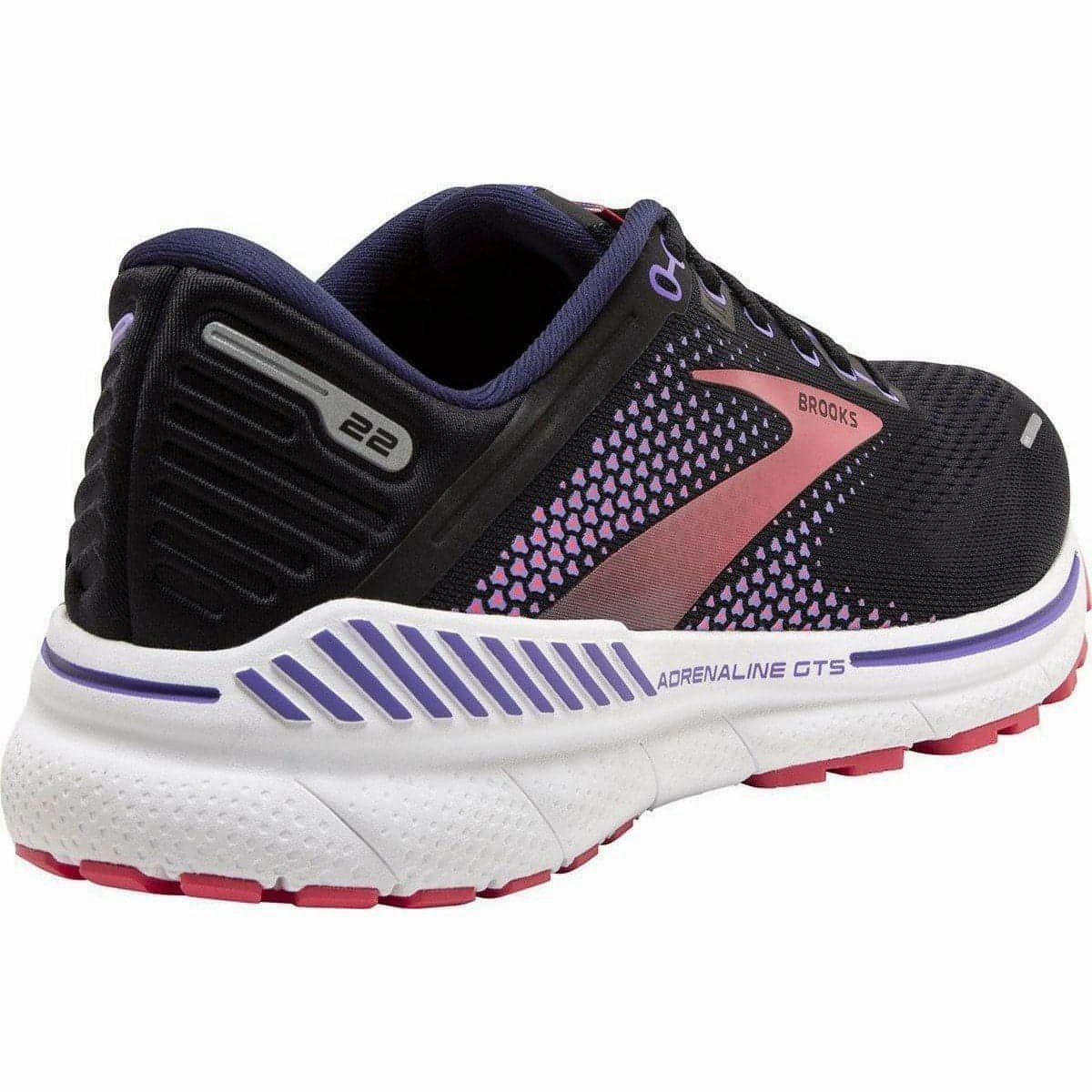 Shoes Brooks Brooks Adrenaline GTS 22 WIDE FIT Womens Running Shoes - Black