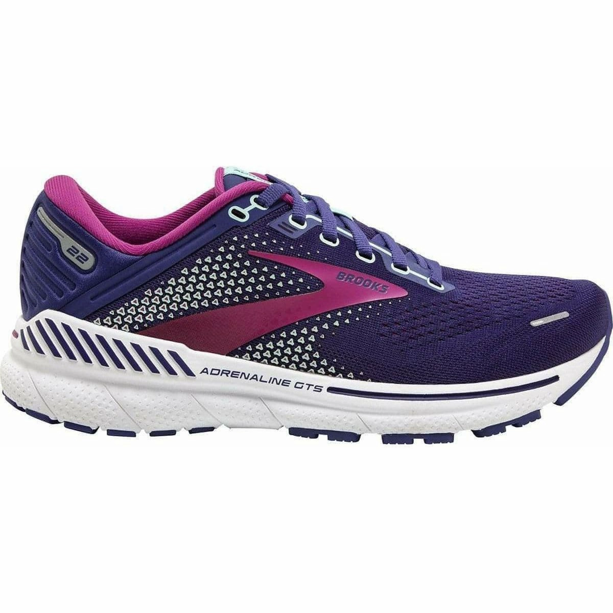 Shoes Brooks Brooks Adrenaline GTS 22 Womens Running Shoes - Purple