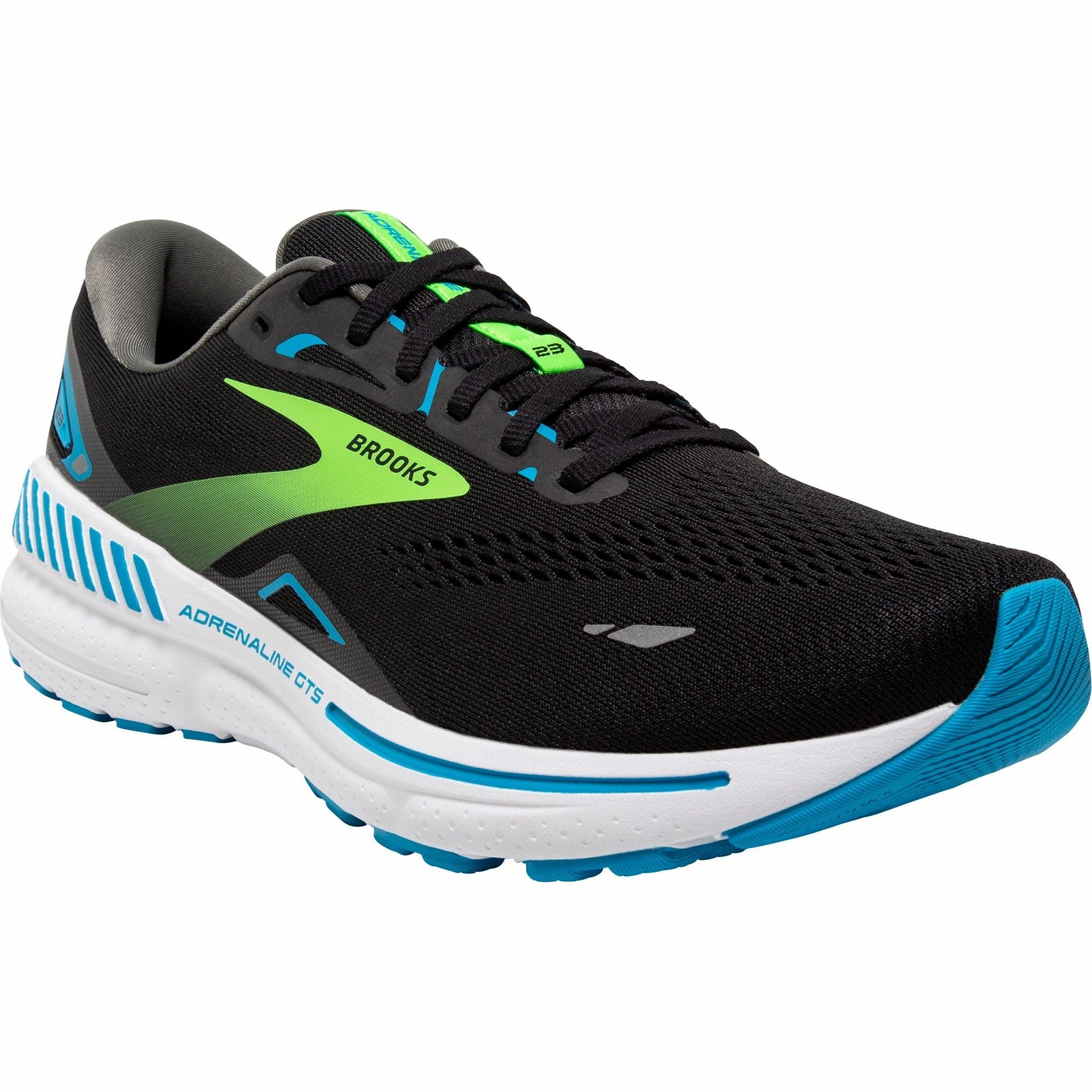 Shoes Brooks Brooks Adrenaline GTS 23 WIDE FIT (4E) Mens Running Shoes - Black