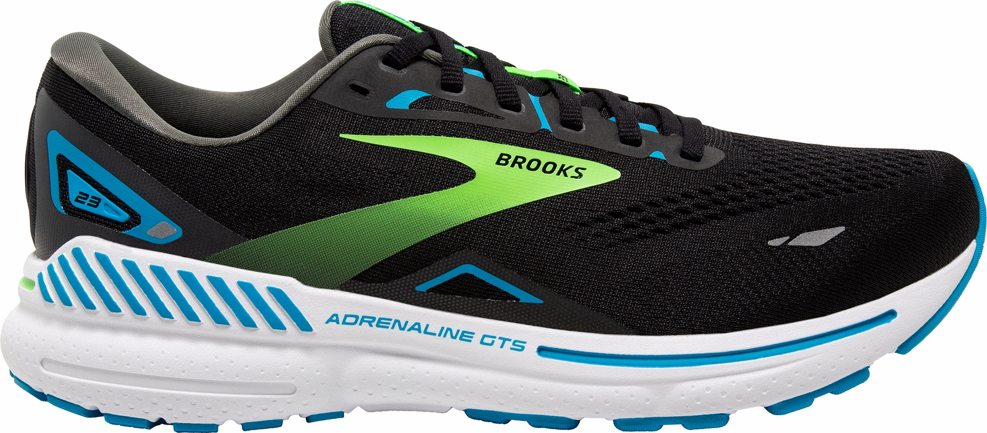 Shoes Brooks Brooks Adrenaline GTS 23 WIDE FIT Mens Running Shoes - Black