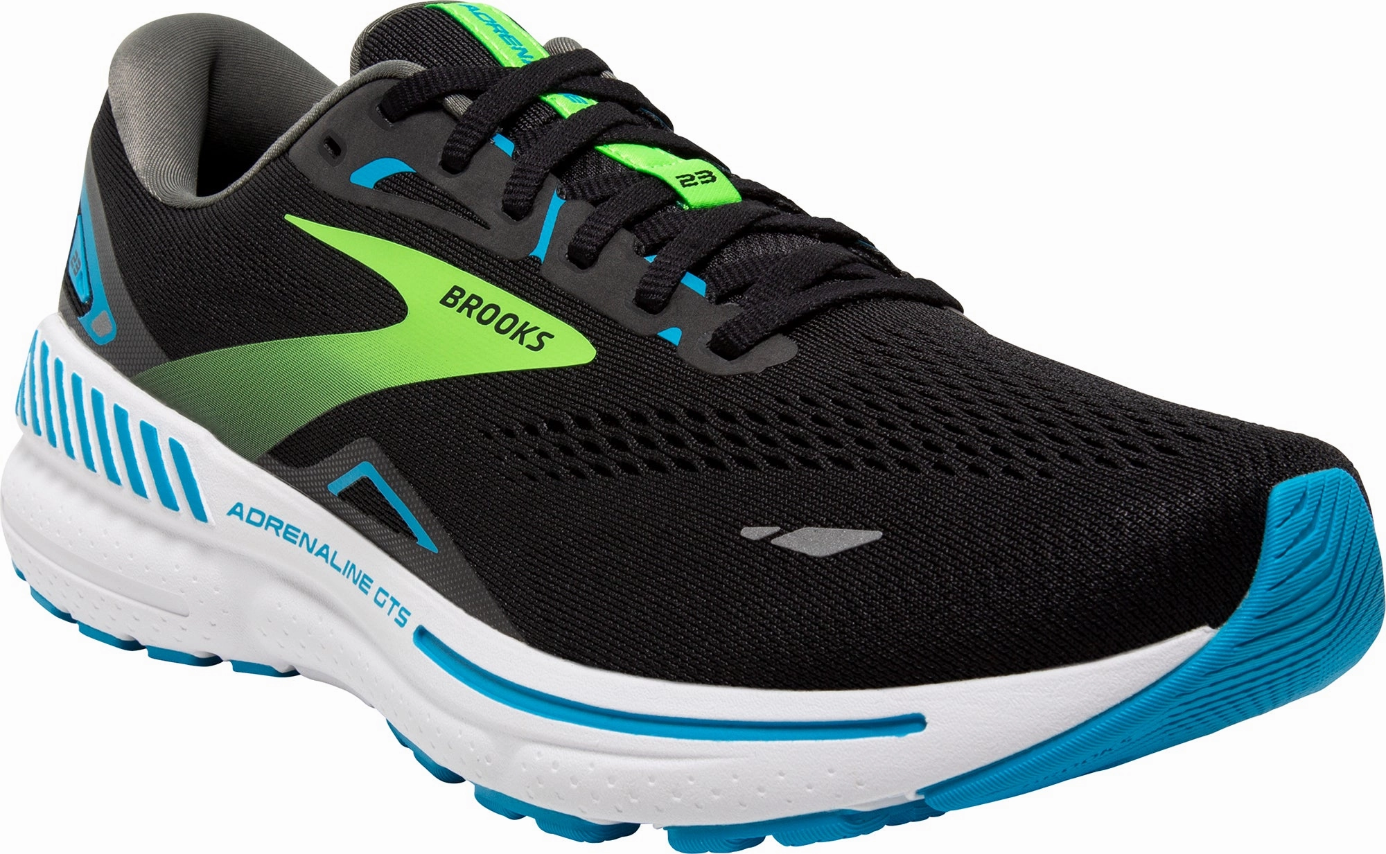 Shoes Brooks Brooks Adrenaline GTS 23 WIDE FIT Mens Running Shoes - Black