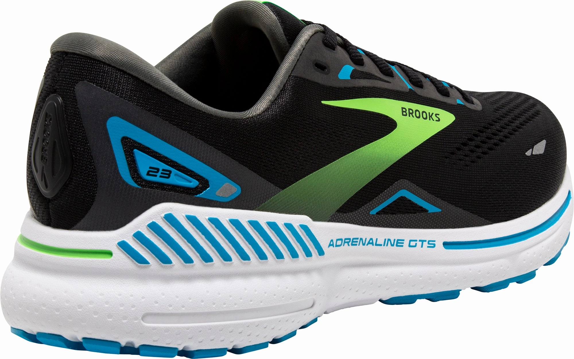Shoes Brooks Brooks Adrenaline GTS 23 WIDE FIT Mens Running Shoes - Black