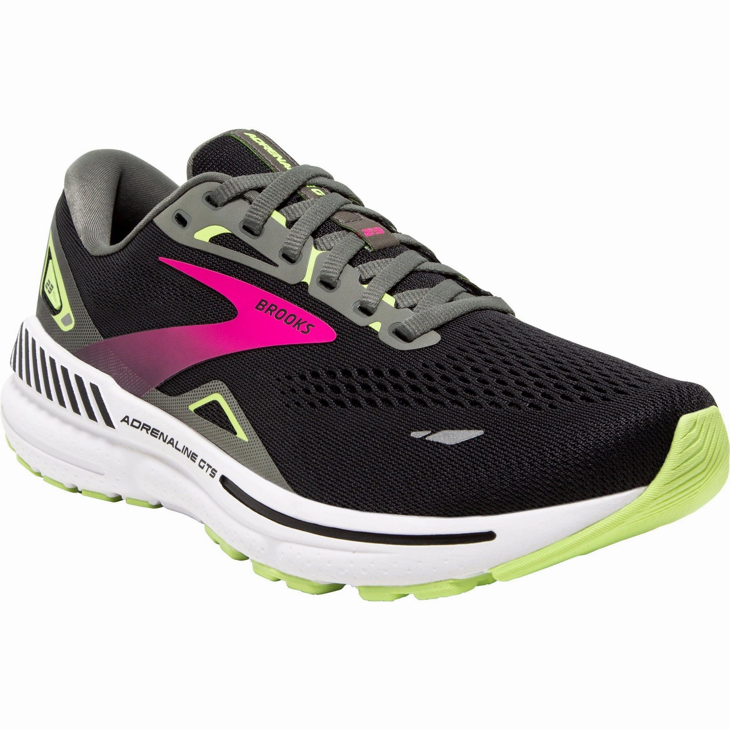 Shoes Brooks Brooks Adrenaline GTS 23 WIDE FIT Womens Running Shoes - Black