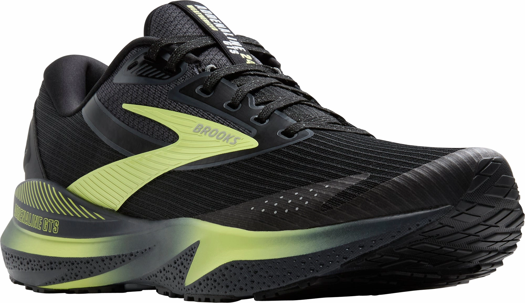 Shoes Brooks Brooks Adrenaline GTS 24 Weatherized Mens Running Shoes - Black